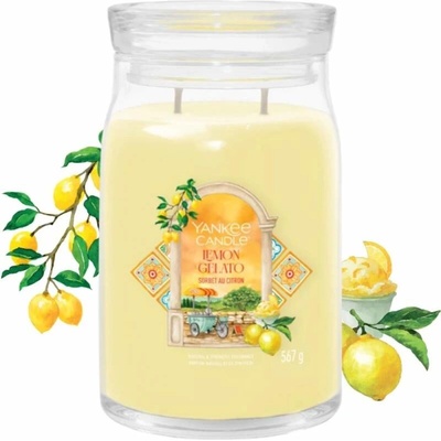 Yankee Candle Signature LEMON GELATO 567 g – Zboží Dáma