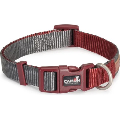 Camon Doublе Premium Grey/Red нашийник за куче в четири размера