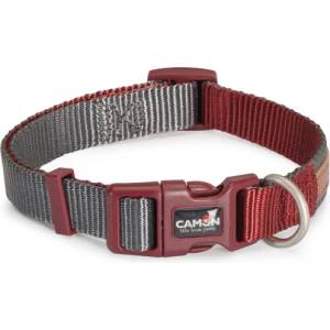 Camon Doublе Premium Grey/Red нашийник за куче в четири размера