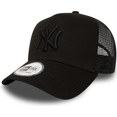 New Era Clean Trucker New York Yankees 9FORTY Black Snapback černá / černá