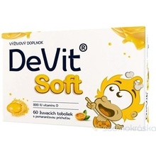DeVit Soft 60 žuvacích toboliek pomaranč