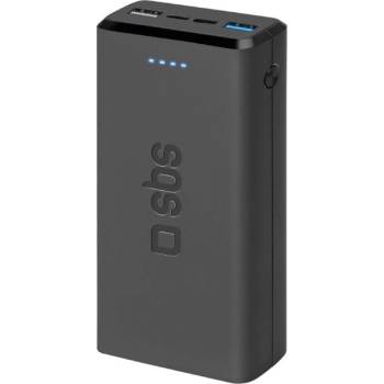 SBS Външна батерия/power bank/ SBS TTBB20000FASTK, 20000mAh, черна, 2x USB-A, 1x USB-C, 1x Micro USB-B (TTBB20000FASTK)