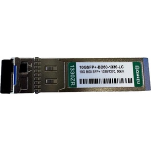 Conneu 10GBase-ZR BiDi SFP+ оптичен модул по едно влакно, Tx: 1330 nm, Rx: 1270 nm, LC, 60 км, Conneu (10GSFP+-BD60-1330-LC)