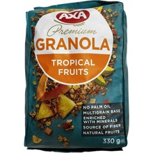 Axa granola premium s tropickým ovocím 330 g