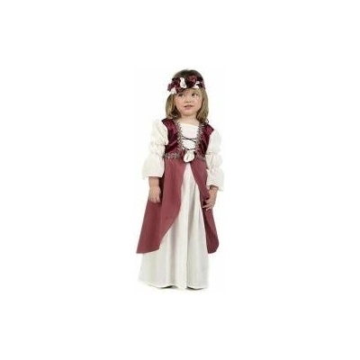 Limit Costumes Маскировъчен костюм за деца Limit Costumes Clarisa Средновековна дама 2 Части Размер 3 години