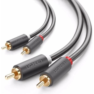 (Cinch) na 2RCA (Cinch) Kabel UGREEN 2RCA 3m (černý) – Zboží Živě
