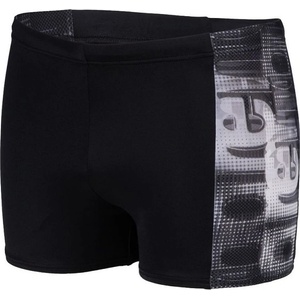 arena overlap swim short black/white multi s - uk32