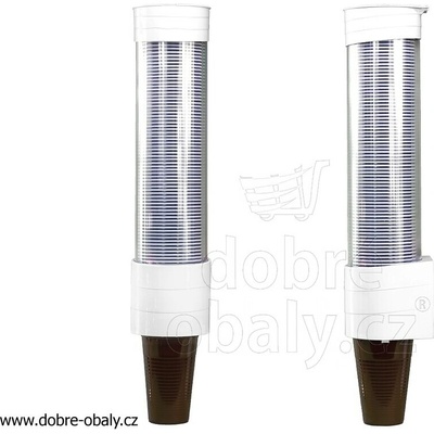 Plastový zásobník kelímků Ø 70 mm bílý 60895 – Zbozi.Blesk.cz