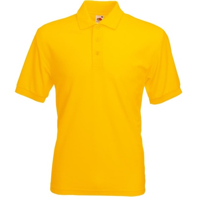 Fruit of the Loom 65/35 PIQUE POLO / Мъжка поло тениска с къс ръкав - слънчогледово/жълто XXL (163402a3905)