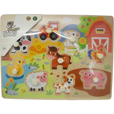 Babu vkladacie puzzle veľká Farma