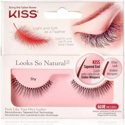 KISS Look So Natural umelé mihalnice Shy 2 ks