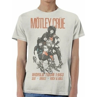 Mötley Crüe World Tour Vintage White L Риза (MOTTEE22MNC03)