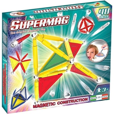 Supermag магнитен строителен комплект Tags primary 48бр
