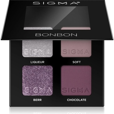 Sigma Beauty Quad палитра сенки за очи цвят Bonbon 4 гр