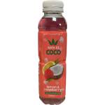 КАЛИПСО Nata De Coco Напитка с кокосово желе малина и лимон 500 мл