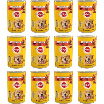 Pedigree Adult hovězí 12 x 400 g