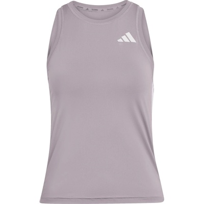 adidas Дамски потник с широка презрамка adidas Women's WE 3-Stripes Tank Tank top - Preloved Fig / White (916-6797-0212)