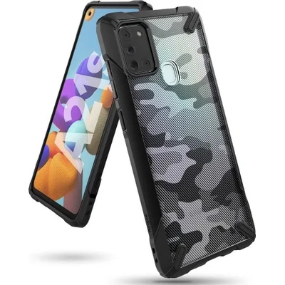 Удароустойчив гръб Ringke Fusion X Camo за Samsung Galaxy A21s