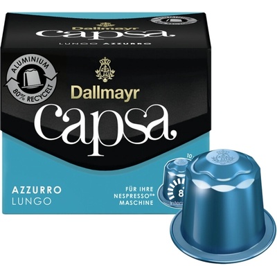 Dallmayr Capsa Lungo Azzurro hliníkové kapsle 10 ks