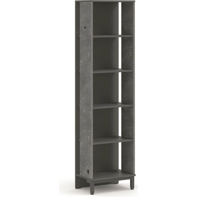 Cilek Moderná knižnica Space Grey