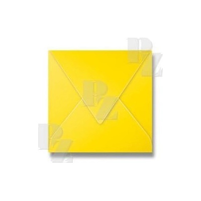 Barevné obálky čtvercové 165x165 mm 120g 20ks žluté