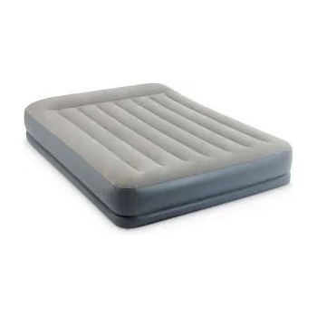 Intex Надуваем матрак с вградена помпа Pillow Rest Queen Mid-Rise, 152 х 203 х 30 см. , INTEX, 764118