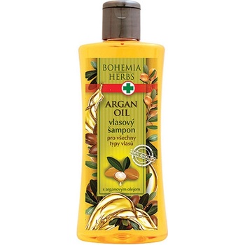 Bohemia Herbs arganový olej vlasový šampón 250 ml