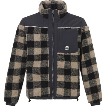 Rehall Мъжко поларено яке Rehall Ritchall Fleece jacket - Stone Check (005-6378-0112)