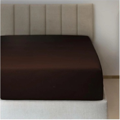 Polášek tmavě hnědá prostěradlo jersey 60x120