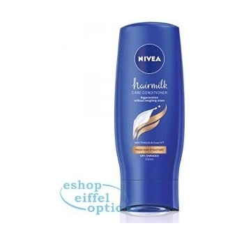 Nivea Hairmilk pečující kondicionér pro silné a nepoddajné vlasy 200 ml