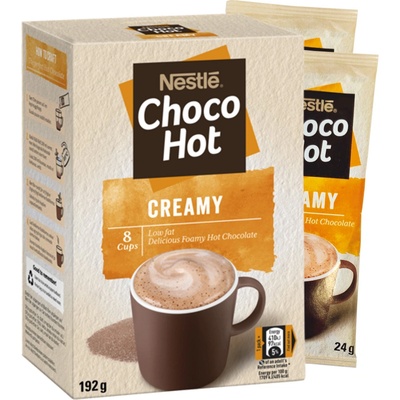 Nestlé | Choco Hot Creamy - 8 стика за приготвяне на горещ шоколад