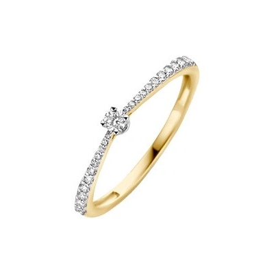 Blush Златен дамски пръстен с диаманти Blush 1657BDI (1657BDI)