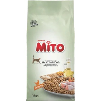 Mito cat adult chicken - суха храна за пораснали котки от всички породи, над 1 година - пилешко месо, Турция - 15 кг