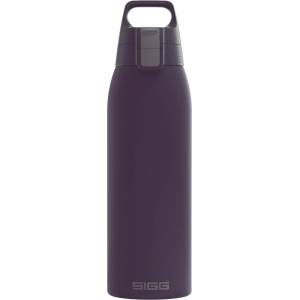 SIGG - Insulated drinking bottle - Thermos bottle Shield Therm One Nocturne carbonated drinks - Leak-proof - Dishwasher safe - BPA-free - 90% recycled stainless steel - Dark purple - 1L - 6021.90 (6021.90)