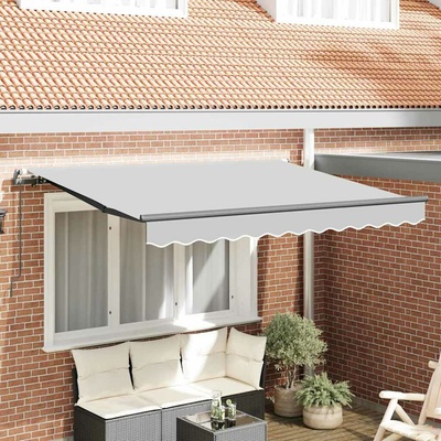 vidaXL Rám markýzy Antracitová 3,5 x 2 m Kov