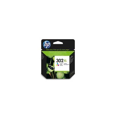 HP 302XL High Yield Tri-color Original Ink Cartridge (F6U67AE)