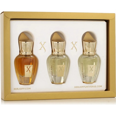Xerjoff Discovery I Set: Cruz Del Sur II Parfum 15 ml + Erba Pura EDP 15 ml + Uden Overdose Parfum 15 ml unisex darčeková sada