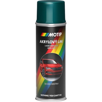 Motip Dupli Autoemail Škoda Zelená smaragdová metalíza 200ml