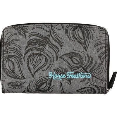 HORSEFEATHERS RHEN WALLET Heather Gray