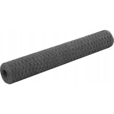 zahrada-XL Pletivo ke kurníku ocel PVC vrstva 25 x 1 m šedé