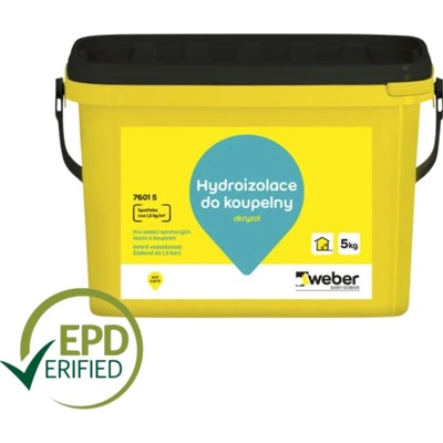 Weber Akryzol - hydroizolační hmota balení 15 kg 1 ks