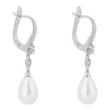 Diamonfire Stříbrné náušnice E6201