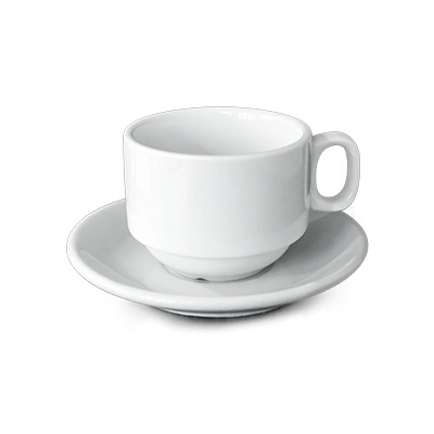 Jin bo yang HORECANO-BASICS-Чаша за чай с чинийка 200ml (PV008) (016720)