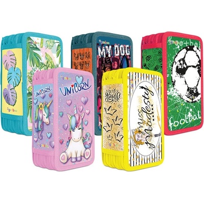 PAPERMATE Несесер, троен, пълен с продукти nwl, момче (32042-А-МОМЧЕ)