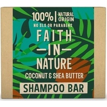 Faith in Nature tuhý šampon kokos a bambucké máslo 85g