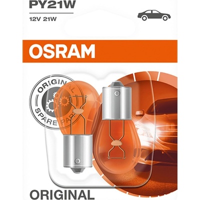 Osram Original PY21W 12V 21W BAU15s 7507-02B 2 ks