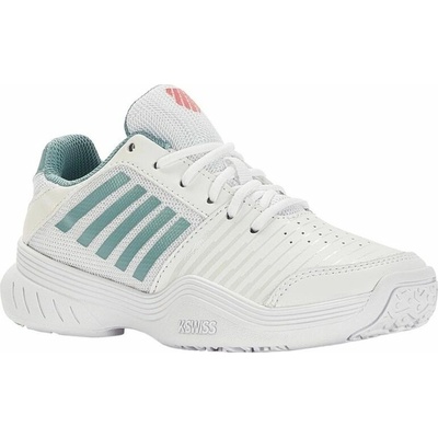 K-Swiss Court Express Omni JR - - white/nile blue/desert flower