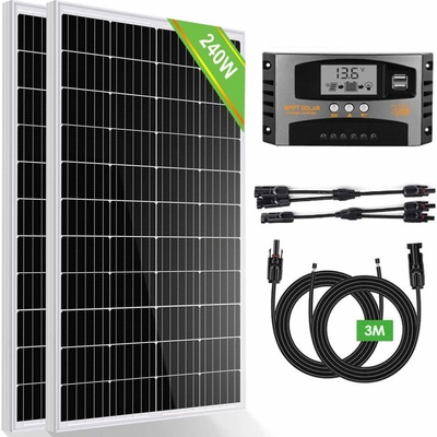 Gliese solární systém 240 W 2 x 120 Watt 12 V