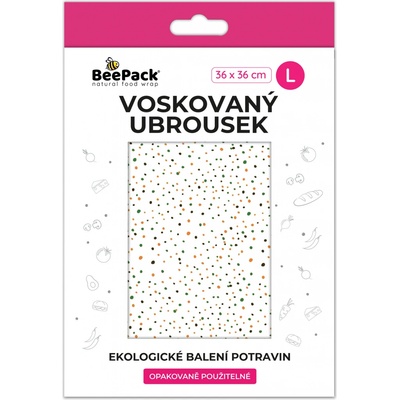 Beepack Voskovaný ubrousek dots 36x36cm