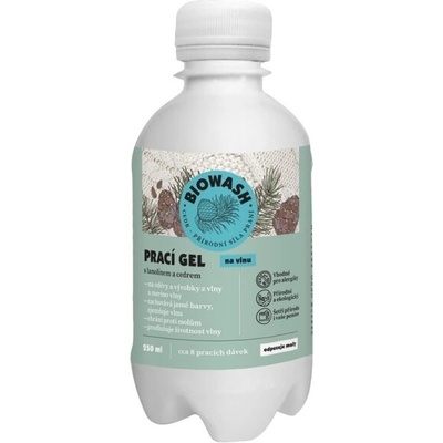 BIOWASH prací gel na vlnu 250 ml cedr